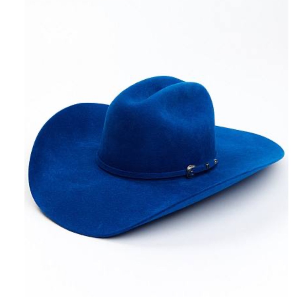 Serratelli 2X Wool Western Hat - Royal Blue